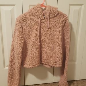 Hollister Cropped Sherpa